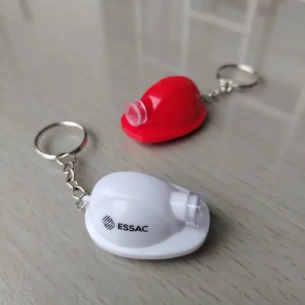LLAVERO CASCO LINTERNAS - ESSAC | REGALO CORPORATIVO PREMIUM